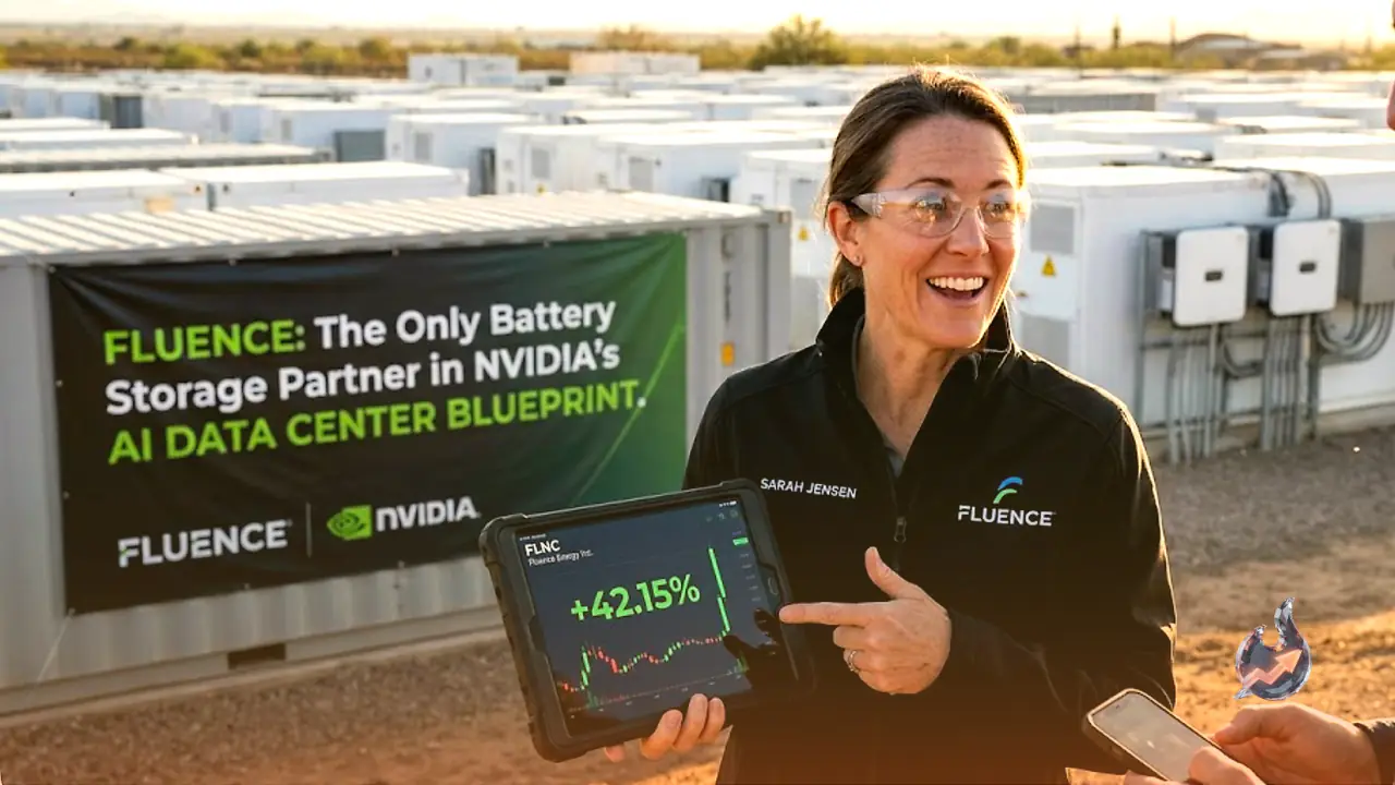 Fluence Stock Rockets Over 40% After Becoming the Only Battery Partner in Nvidia's AI Data Center Blueprint