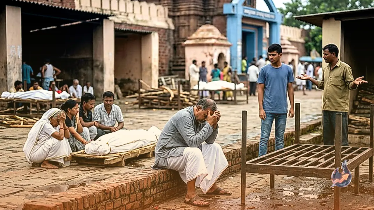 Firewood Shortage at Puri Swargadwar Forces Grieving Families to Wait Hours for Last Rites
