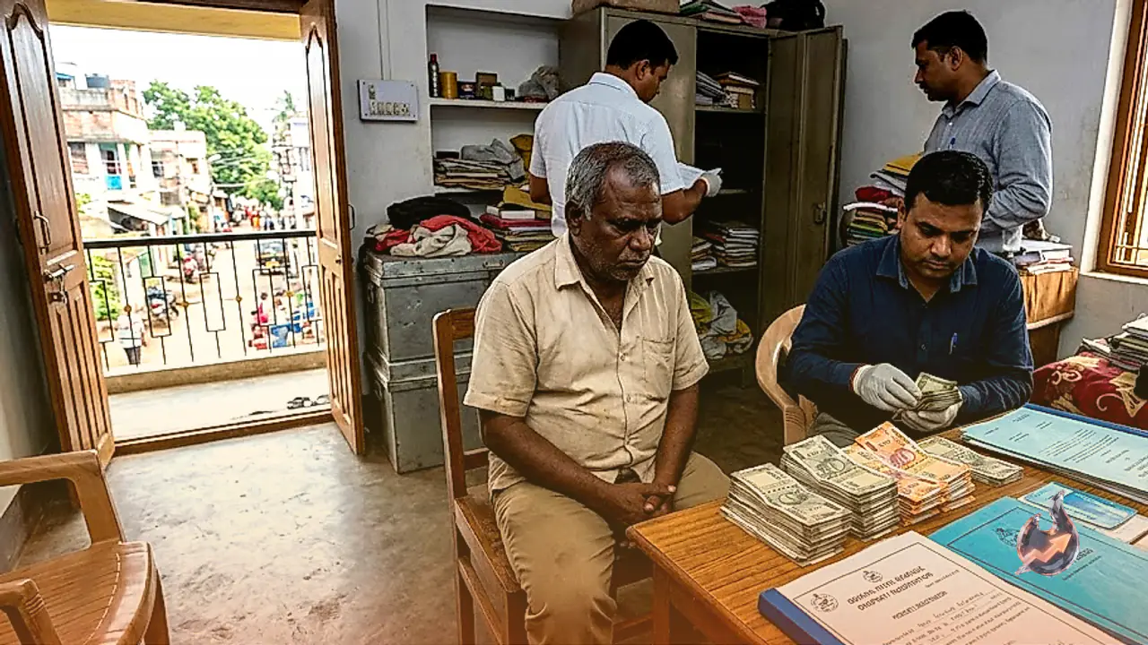 Odisha Panchayat Officer Earning Rs 52,320 a Month Found With 35 Land Parcels and Massive Property Holdings
