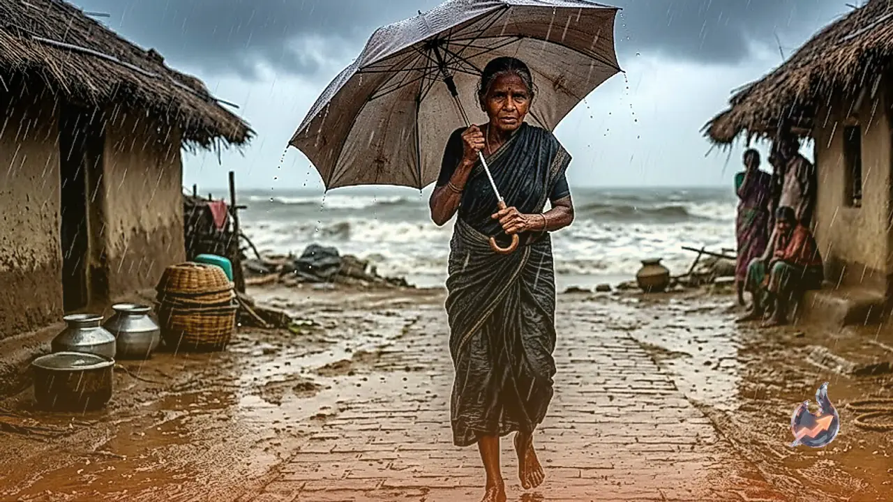 Bay of Bengal Low Pressure Triggers Heavy Rain Alert From Odisha to Bihar, Delhi Stays Dry and Hot