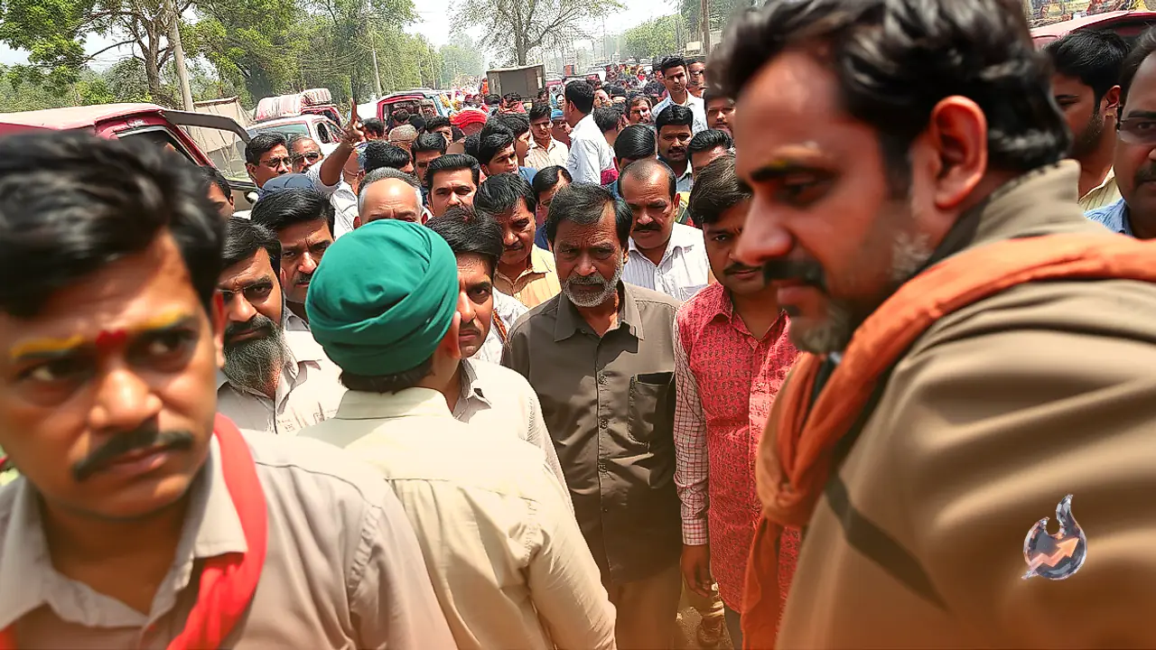 Om Prakash Rajbhar Targets Akhilesh Yadav in Kanpur, Challenges SP Chief to Contest Zahoorabad Seat
