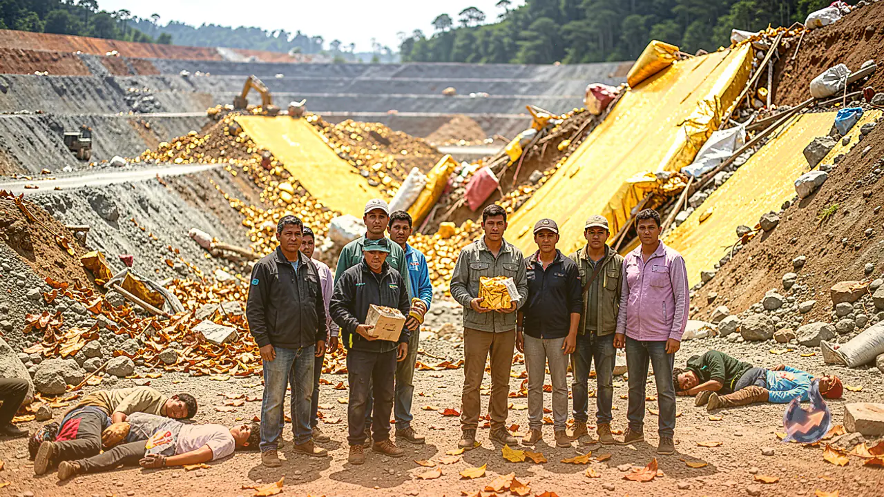 Open-Pit Gold Mine Collapse in Narino Leaves 14 Dead and 7 Injured