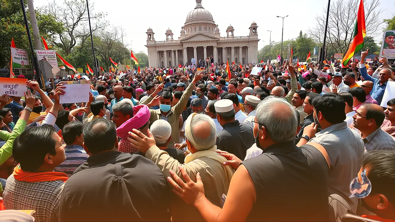 Opposition Hits Capital Streets Over Poll Process as Rahul Gandhi Embraces Grassroots Combat