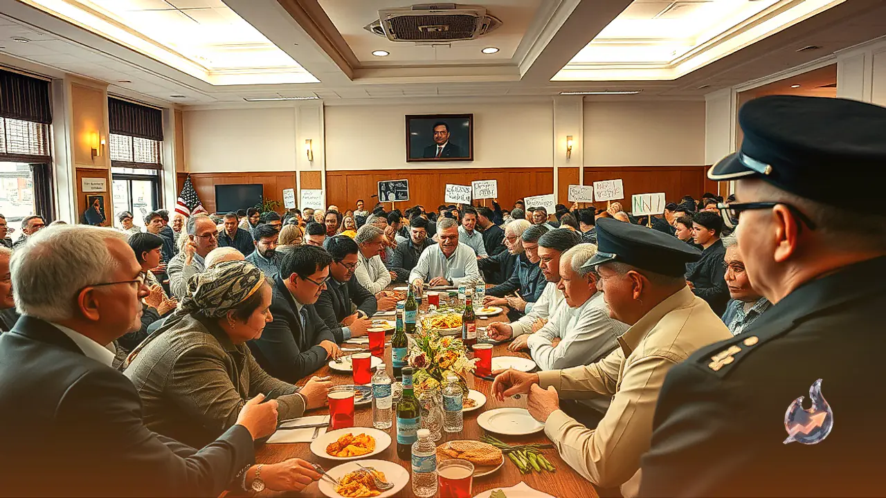 Opposition Lawmakers Gather for Lunch at Connaught Place Eatery After Protests and Detentions
