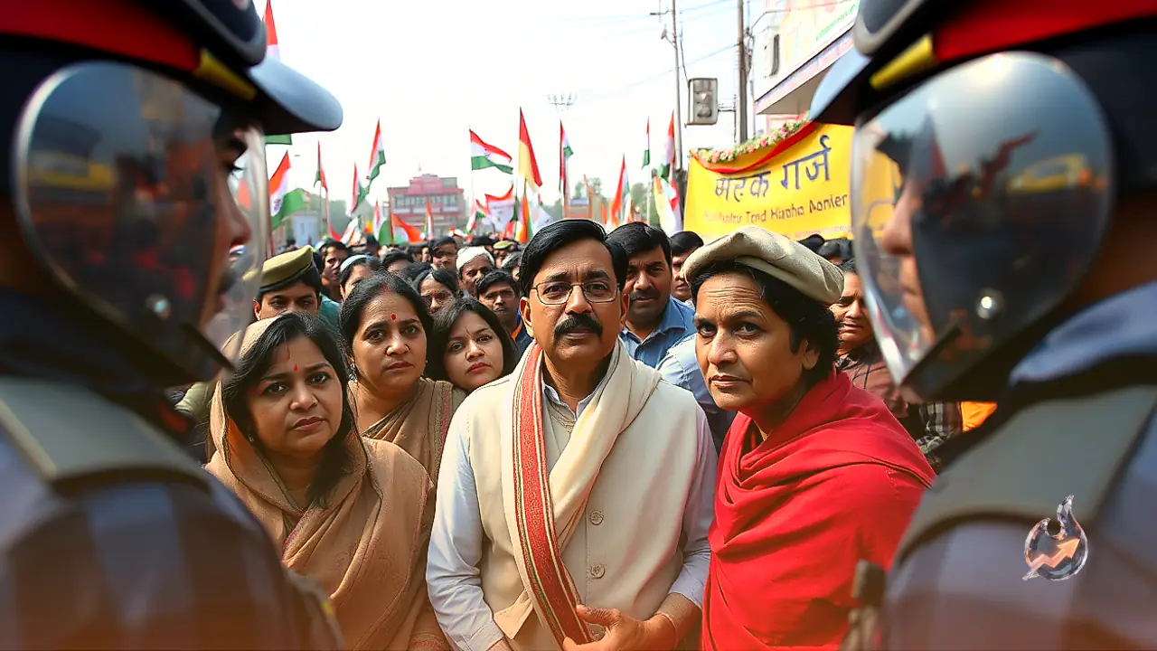 Opposition Leaders Staging Demonstrations Against CEC Face Police Action, Mamata Banerjee and Arvind Kejriwal Among Many Detained