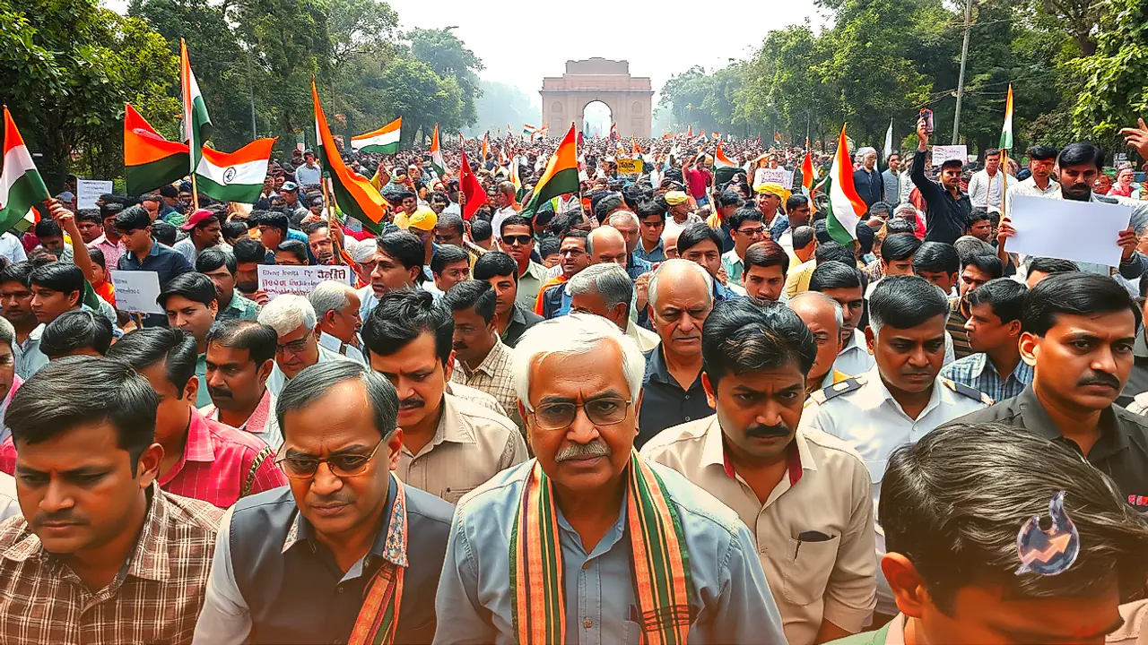 Opposition March Towards Election Commission Thwarted in Delhi, Rahul and Priyanka Gandhi Detained