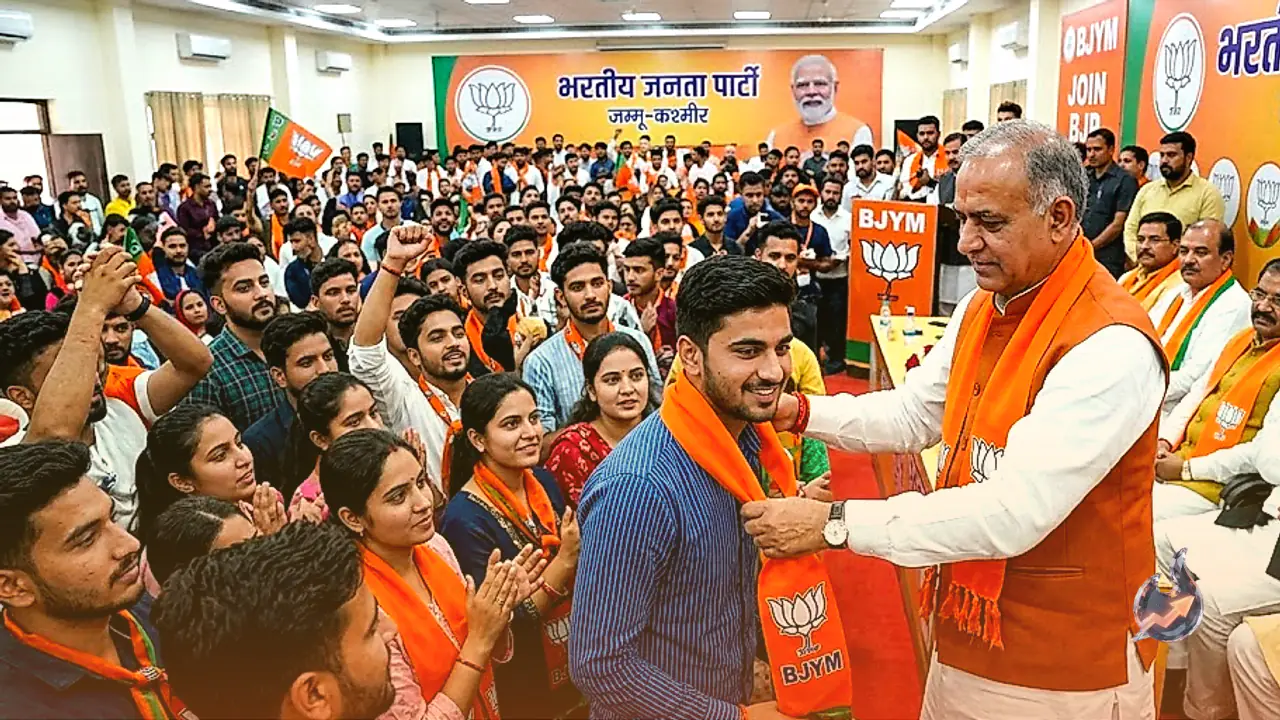 जम्मू में बीजेपी मुख्यालय पर 100 युवाओं ने ली सदस्यता, प्रदेश अध्यक्ष सत शर्मा ने विकसित भारत के संकल्प पर दिया जोर