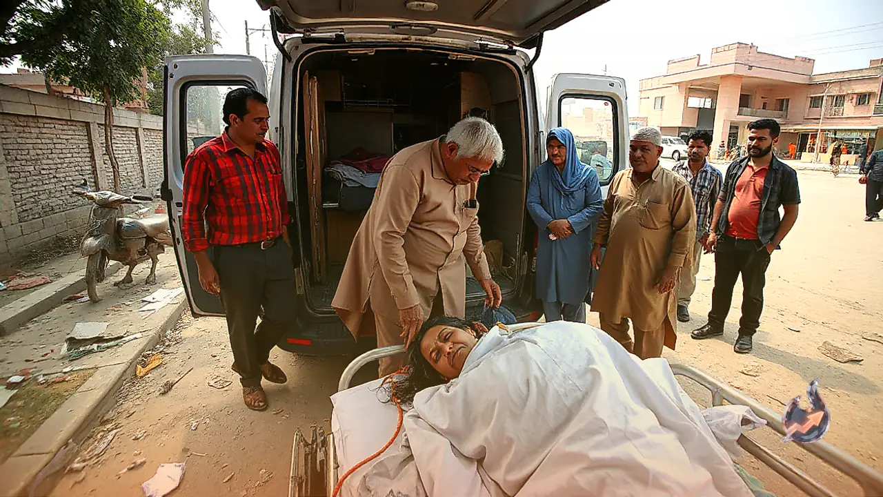 Oxygen Cylinder Explodes Inside Ambulance in Sindh's Tharparkar, Leaving 10 Dead Including New Mother