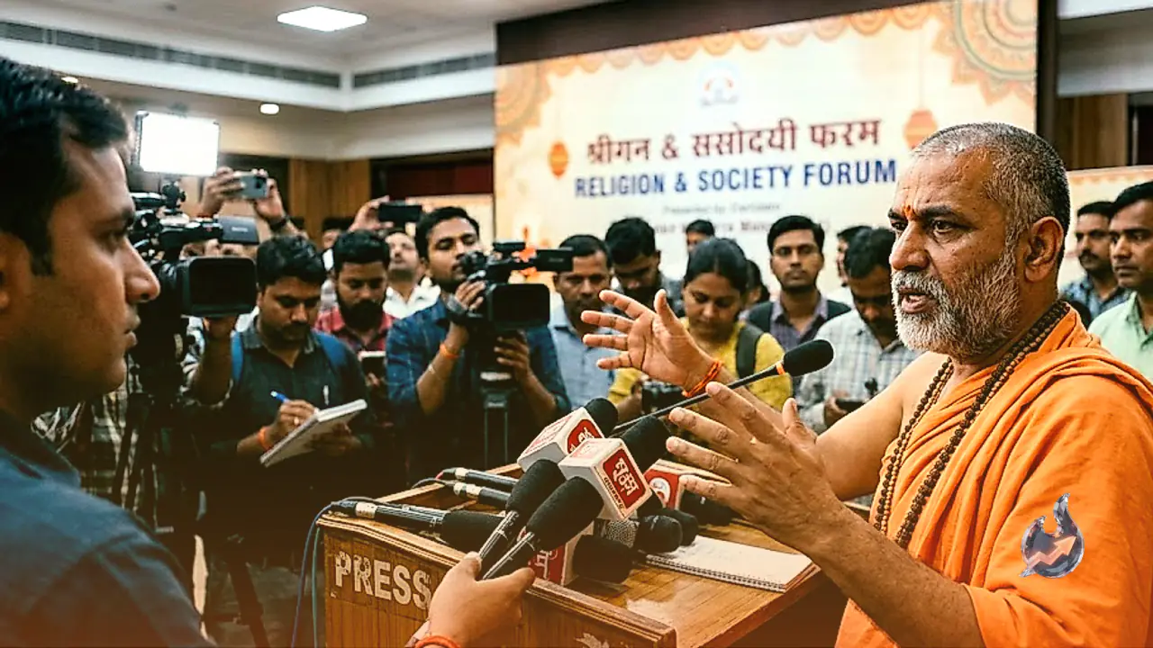 Spiritual Orator Aniruddhacharya Rebuts Swara Bhaskar Over Jauhar Debate and Questions Rahul Gandhi on Religious Criticisms
