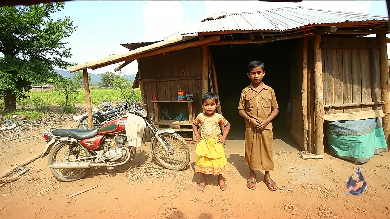 Pahari Korwa Family in Chhattisgarh Struggles in Makeshift Hut Despite Being Adopted Sons of the President