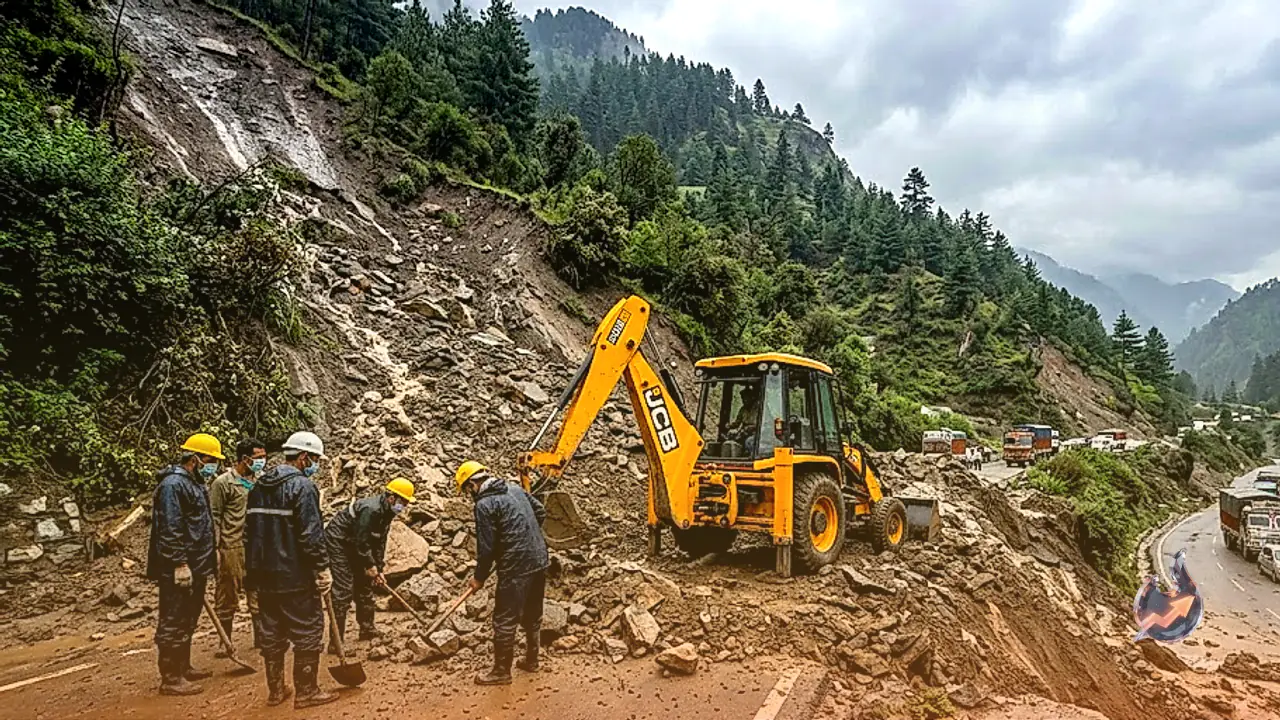 Torrential Rains Cause Landslides Across Himachal Pradesh as Key Highways Blocked and Yellow Alert Extended to August 11