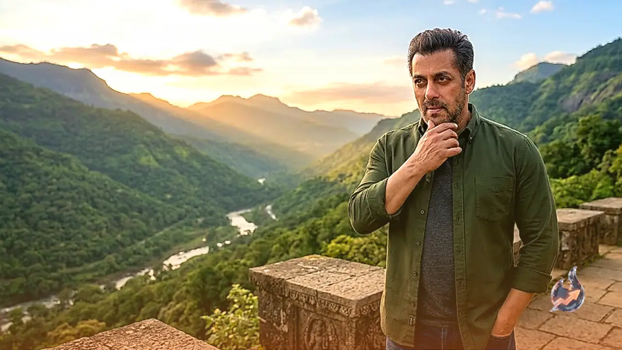Serene Mountain Visual Accompanies Salman Khan’s Reflective Lines on Life and Desires