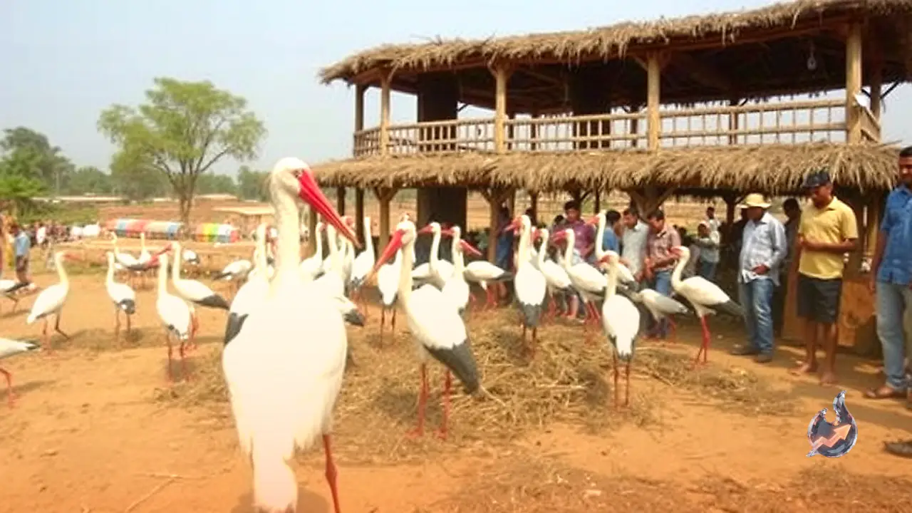 Painted Storks Begin Nesting at Bharatpur Keoladeo National Park as Tourism Season Kicks Off