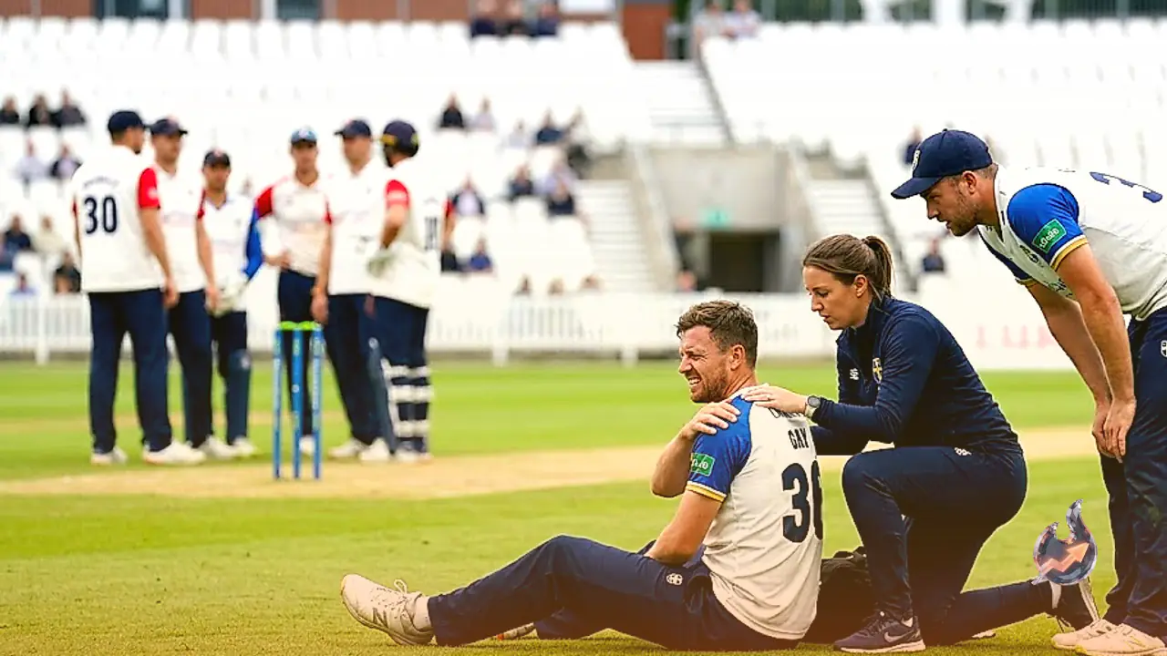 England Face Fresh Injury Blow Ahead of Pakistan Test Series as Opener Emilio Gay Suffers Shoulder Damage