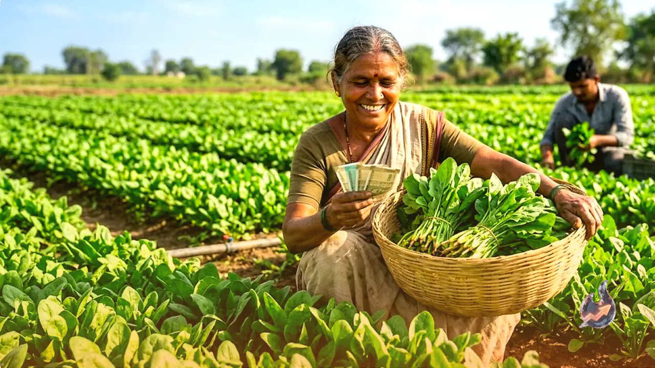 Spinach Cultivation: A Smart Way to Earn Big Profits with Low Investment