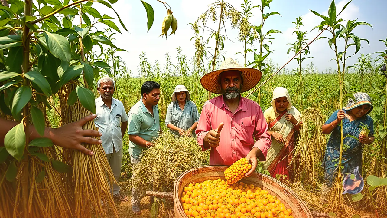 Palamu farmers reap rich rewards from wild basil honey without any irrigation hassle