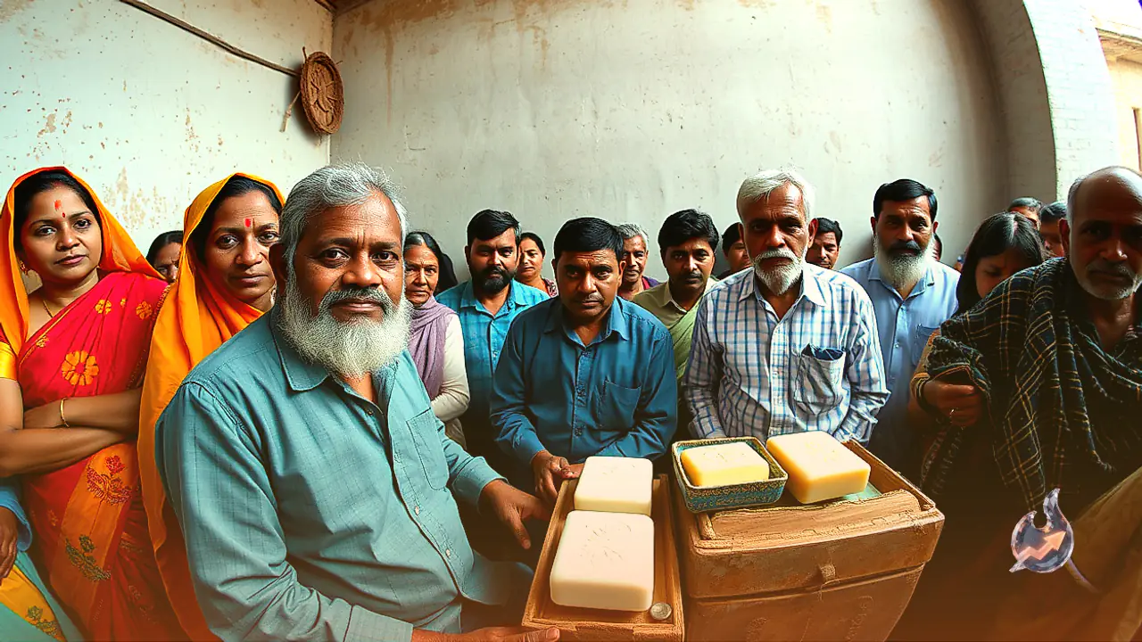 Palamu Herbal Practitioner Crafts Silver Soap Priced at Rs 3,300 for 33 Grams After Six-Month Process
