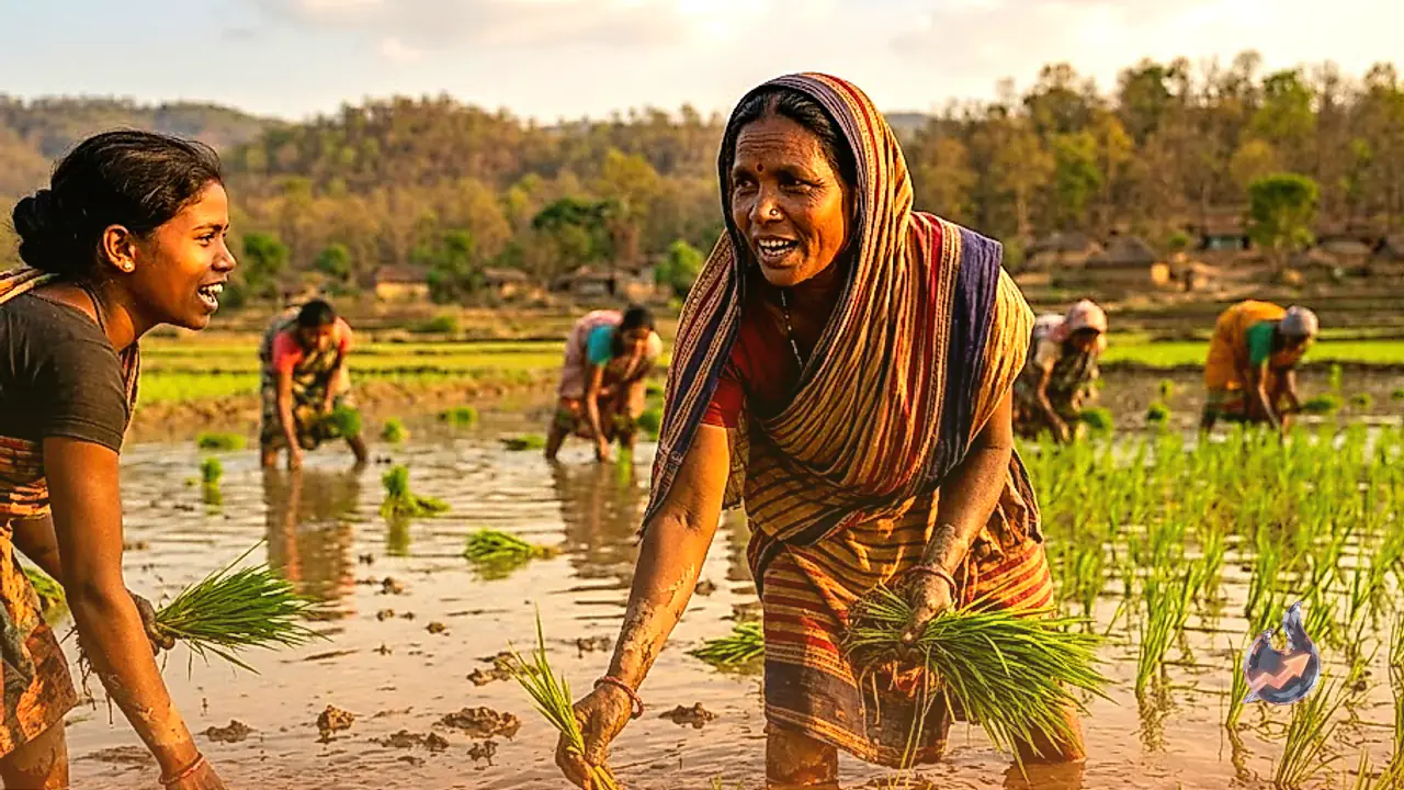 Folk Songs Echo Across Palamu Paddies As Women Keep Ancient Planting Tradition Alive