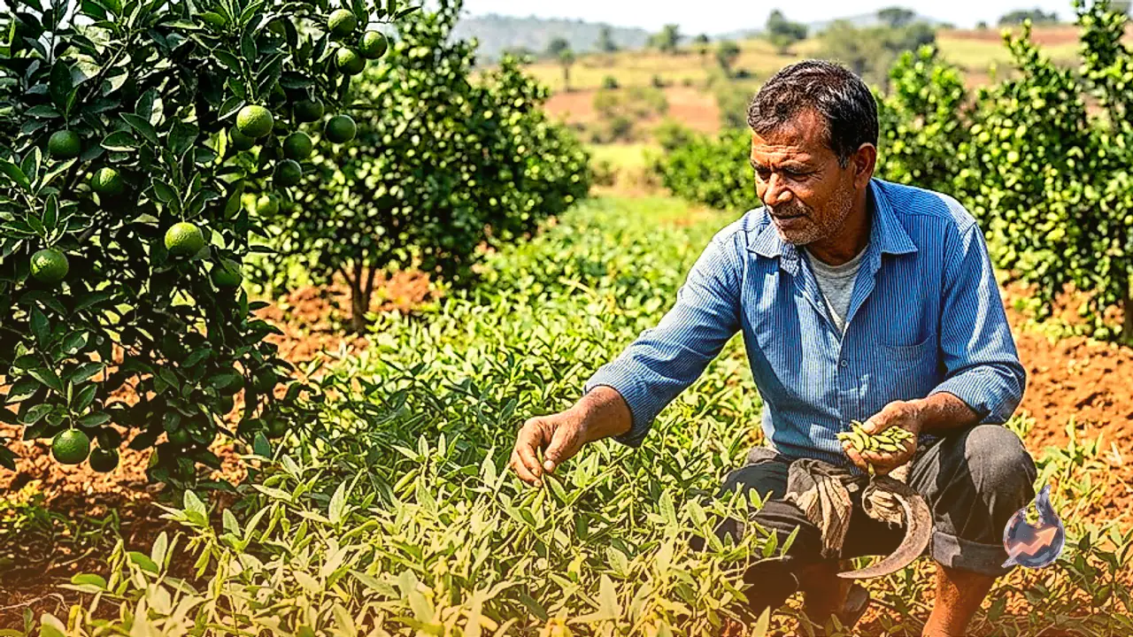 Palamu Farmer Satish Dubey Intercrops Horse Gram in Sweet Lime Orchard to Secure Fodder and Extra Income
