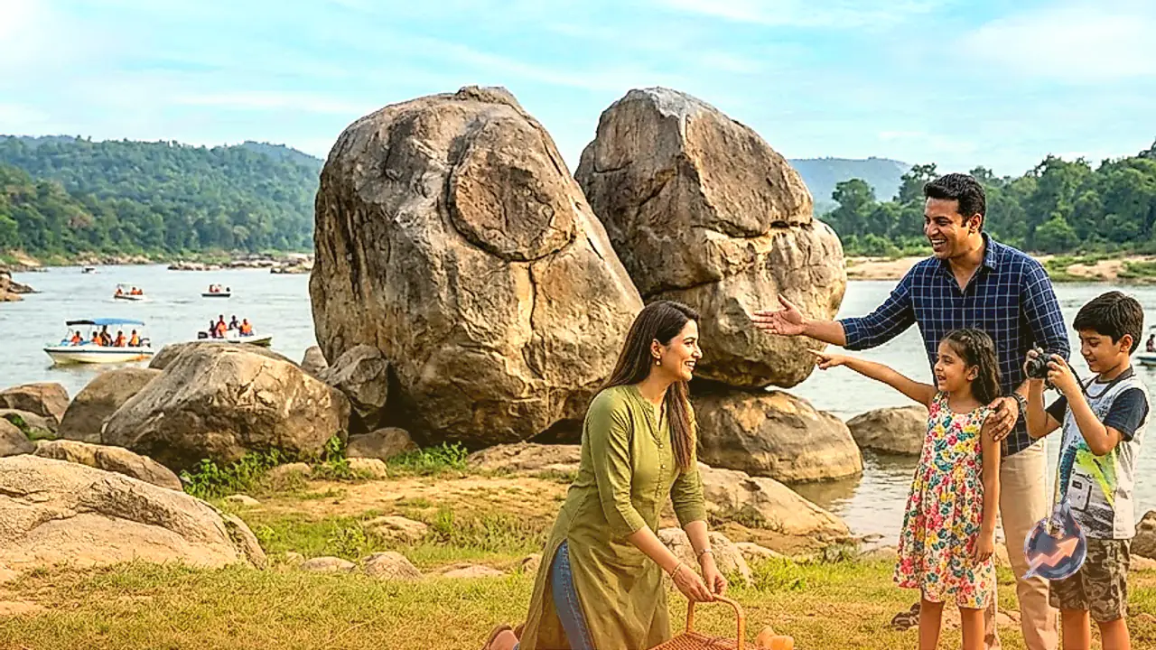 Palamu's 170 Ton Bhim Chulha Draws Tourists as Scenic Picnic Spot and Heritage Landmark