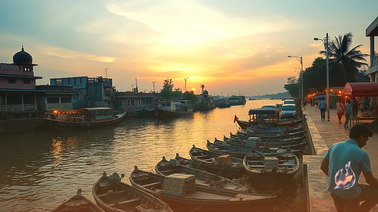 The scenic banks of Koel River in Palamu become a favorite retreat as crowds flock to Koel River Front post-monsoon