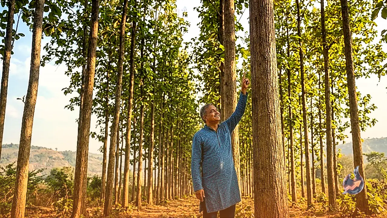 पलामू में दो साल में 30 फीट ऊंचे सागवान के पेड़, टिश्यू कल्चर विधि से किसानों को लाखों की उम्मीद