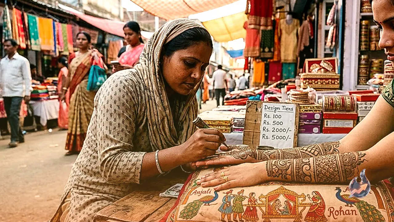 Custom bridal mehendi trends take over Palamu wedding market with bookings starting at Rs 100