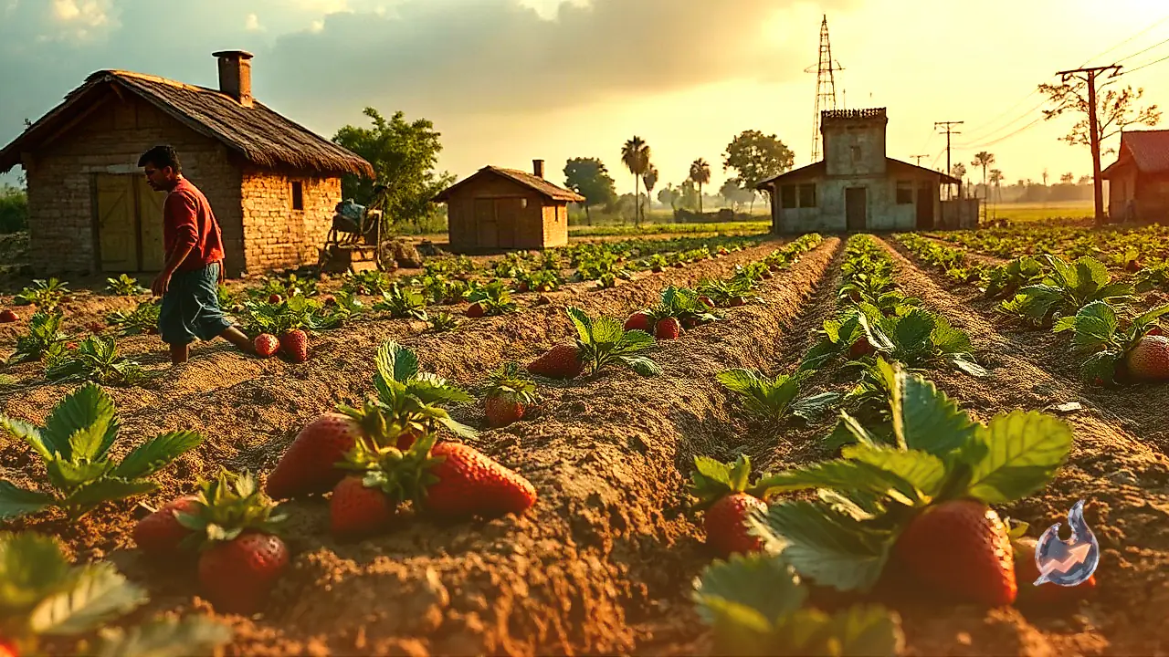 Farmers in Palamu Find Profit in Strawberry Cultivation with Key Soil Testing and Ridge Bed Techniques