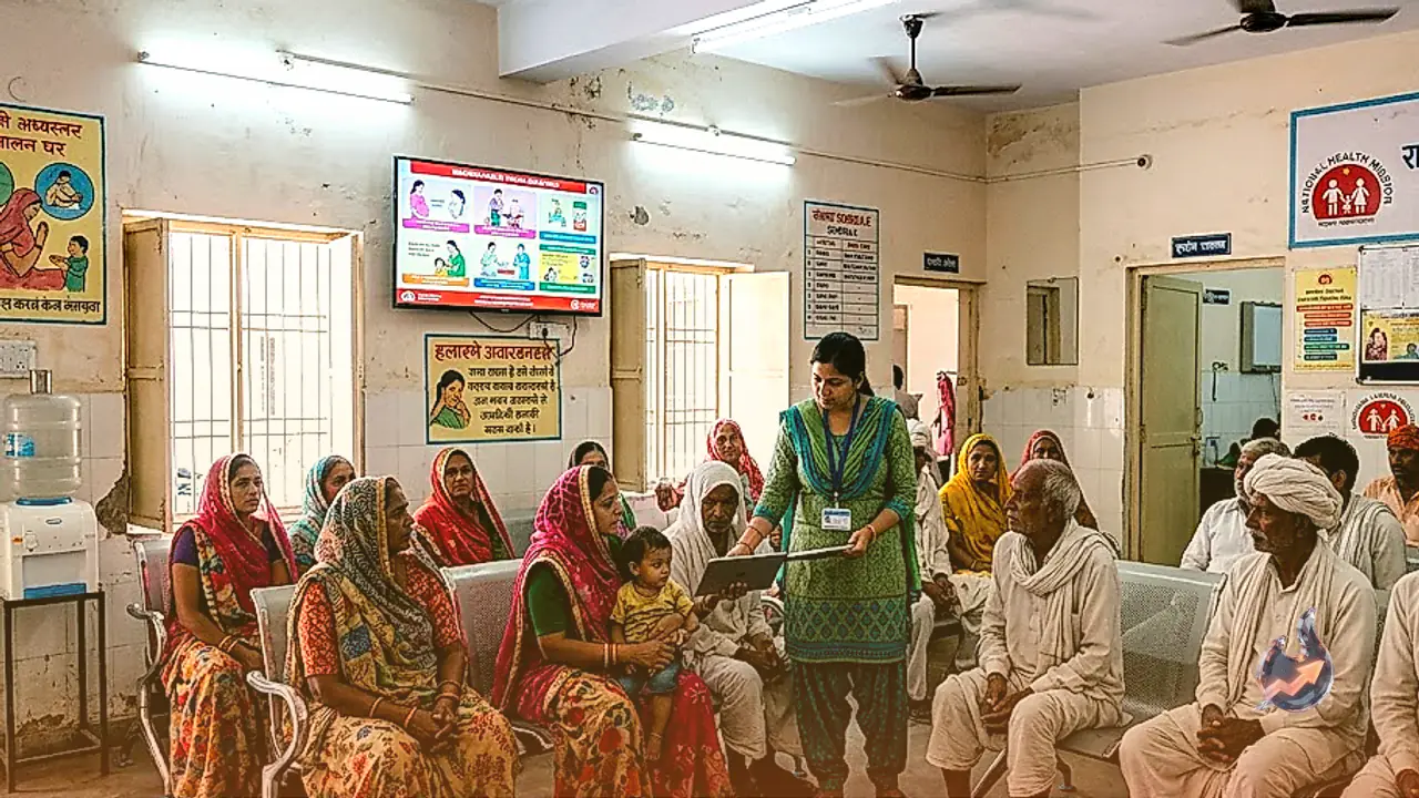 Pali Healthcare Centers to Broadcast Welfare Schemes on Screens with 323 Large TVs and 295 Tablets