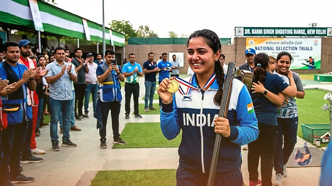 Pali Shooter Kamna Udawat Clinches Gold in National Selection Trials to Secure World Cup Spot