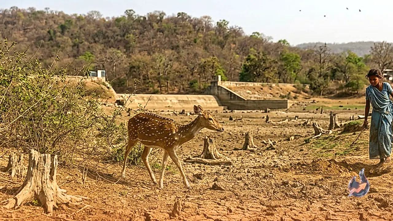 Water Crisis Deepens in Pali As Juna Malari Dam Dries Up and Wildlife Faces Threat