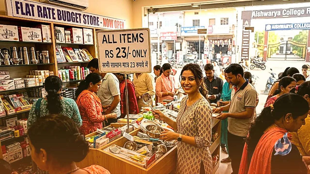 पाली में हर उपयोगी सामान ₹23 में उपलब्ध, ऐश्वर्या कॉलेज के पास खुला अनोखा बजट स्टोर