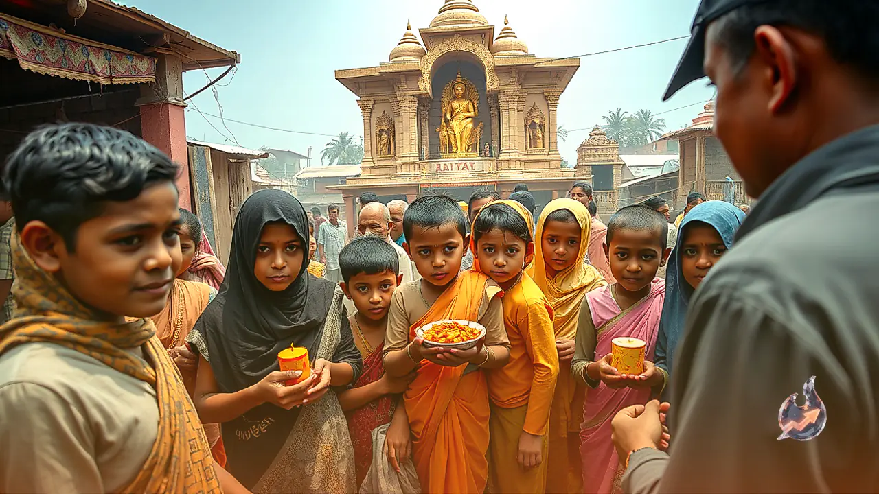 Pali's Bani Thani Bayosa Mata Dham Offers Refuge to Orphaned Children as Three Daily Offerings Mark Holy Rituals
