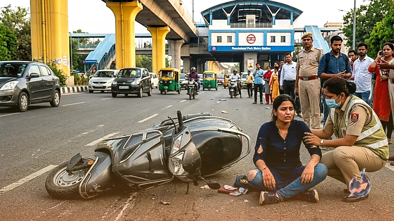 Stalkers On Bike Ram Scooter Near Panchsheel Metro Station, 21-Year-Old Woman Dragged 150 Metres