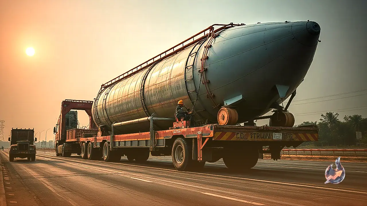 Why a 308-Wheel Transporter Was Picked to Haul a 200-Tonne Industrial Vessel From Paradip to Lakhimpur Kheri