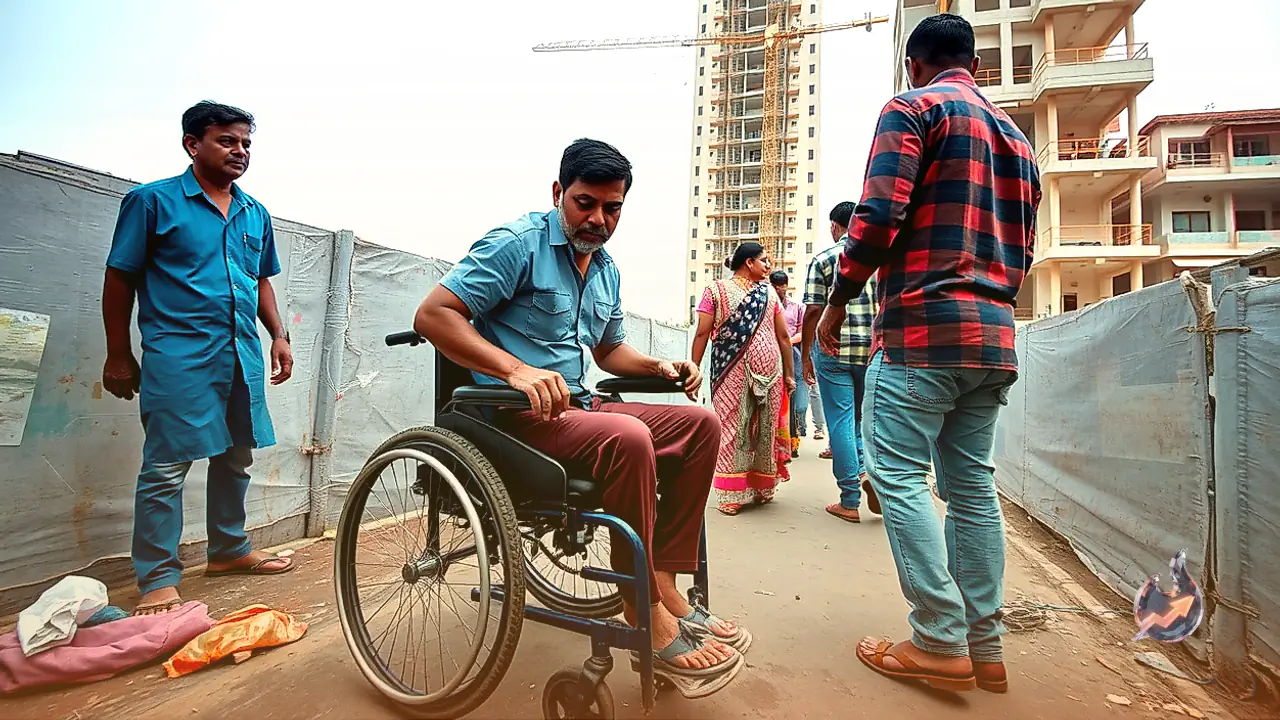 Paralyzed Below the Waist in a Fall, Ramesh Nayak Delivers Food on a Wheelchair to Support His Family
