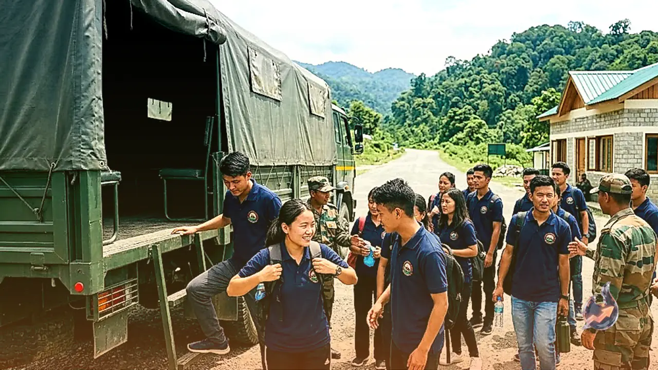 ऑपरेशन सद्भावना के तहत नागालैंड के छात्र 10 दिवसीय सीमा दर्शन यात्रा पर रवाना हुए