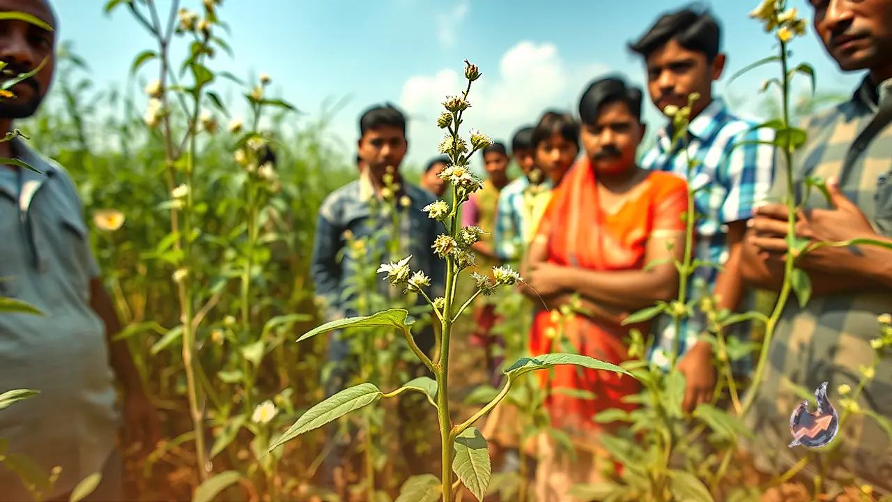 पार्थेनियम का बढ़ता दायरा बना गंभीर संकट, एक पौधे से पनपते हैं 25 हजार बीज और फसलों को भारी नुकसान