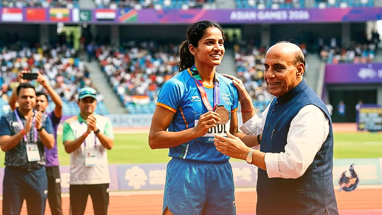 Parul Chaudhary Wins Bronze Medal at Asian Games, Rajnath Singh Extends Congratulations