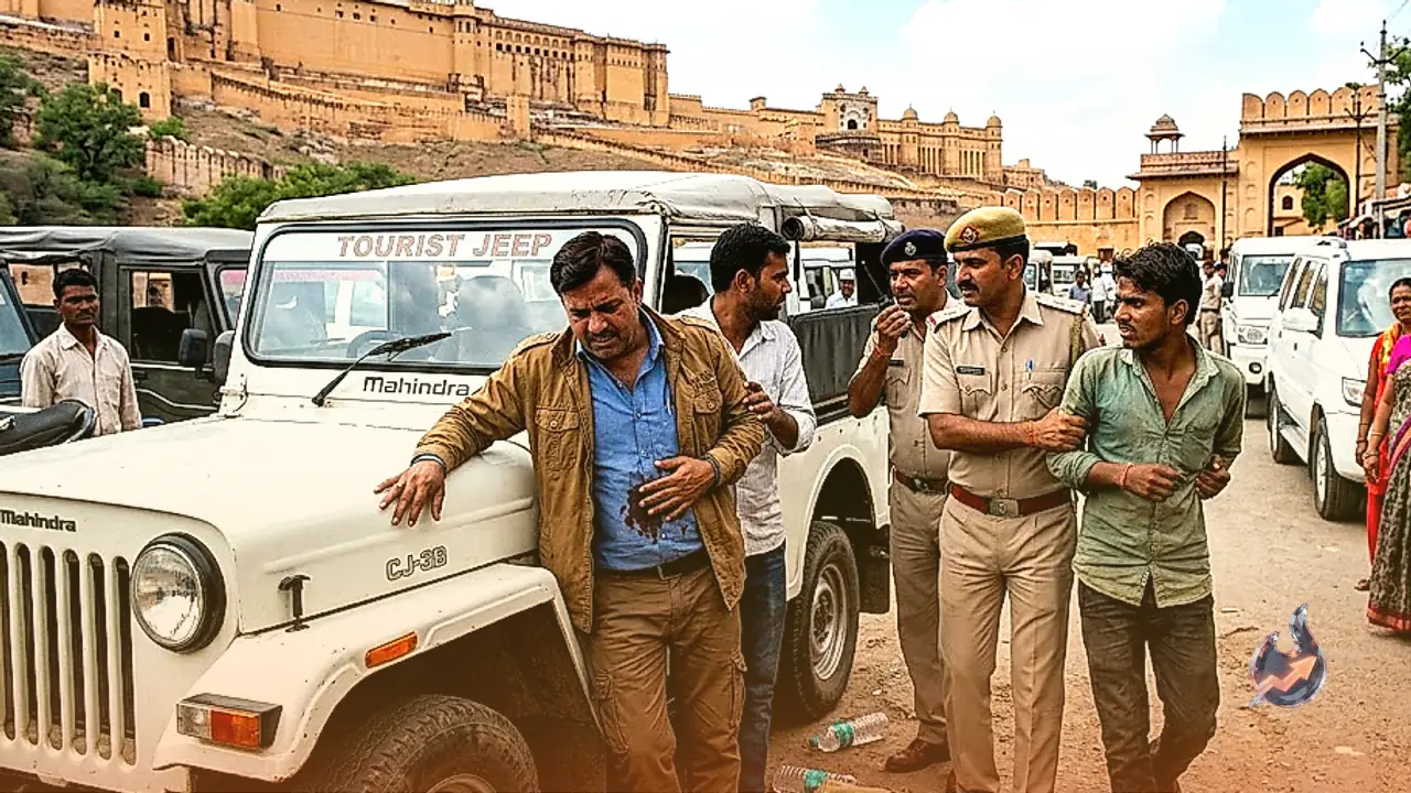 Argument Over Tourists Turns Violent as Jeep Driver Allegedly Stabs Guide Near Jaipur's Amer Fort