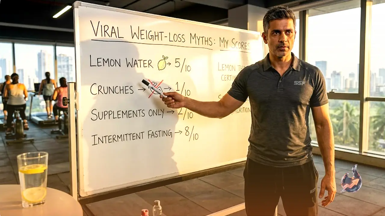 Lemon Water Gets a 5, Crunches Just a 1: Celebrity Trainer Siddharth Singh Rates India's Most Viral Weight-Loss Myths