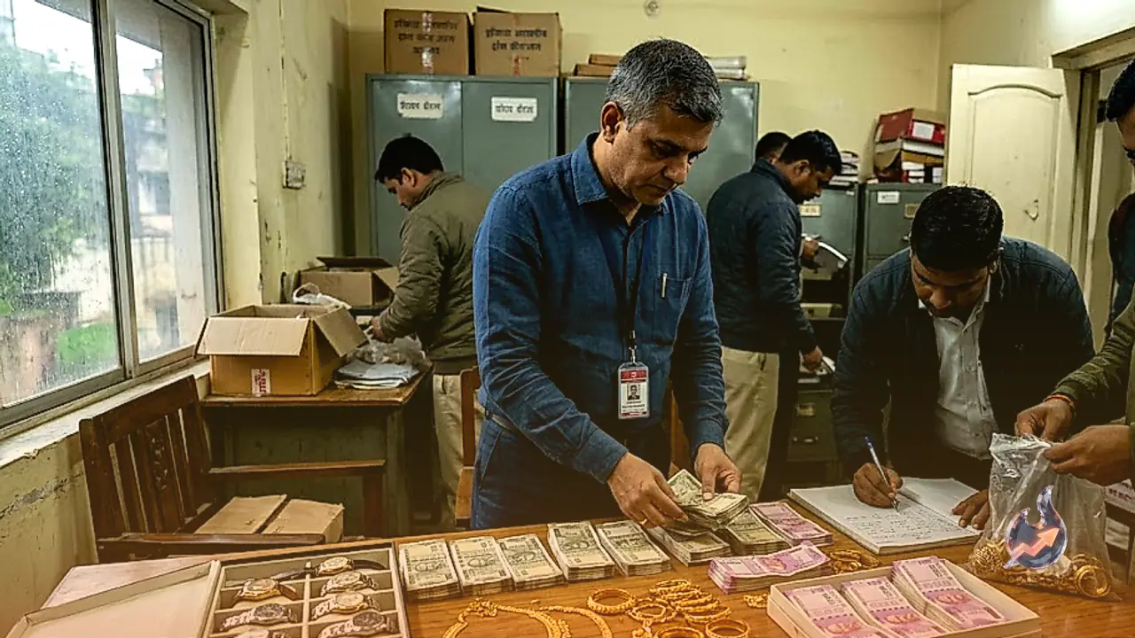 Vigilance Raids Target Patna Supply ADM Ravindra Kumar Diwakar, Over 9 Lakh Cash And Jewelry Seized