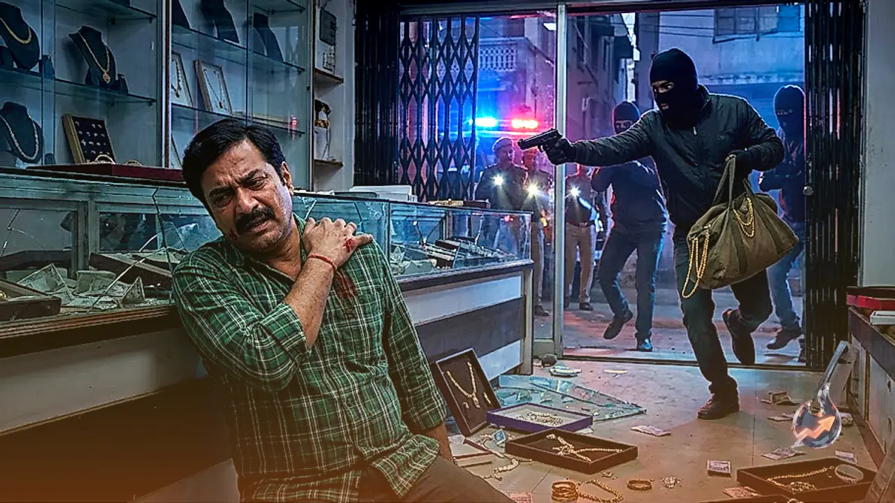 Armed robbery at Patna jewelry store: Four masked men loot valuables at gunpoint