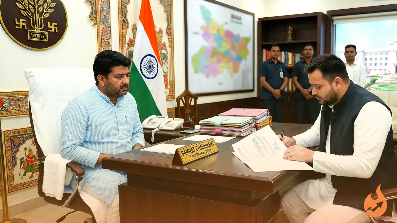 Patna Coaching Row Turns Political: Tejashwi Yadav Writes to CM Samrat Chaudhary Demanding a CBI Probe as Khan Sir and Roshan Sir Trade Blame
