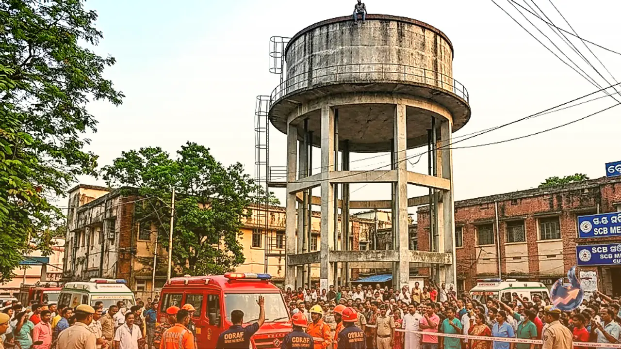 Patient Leaps From Water Tank at SCB Medical College in Cuttack During Rescue Effort
