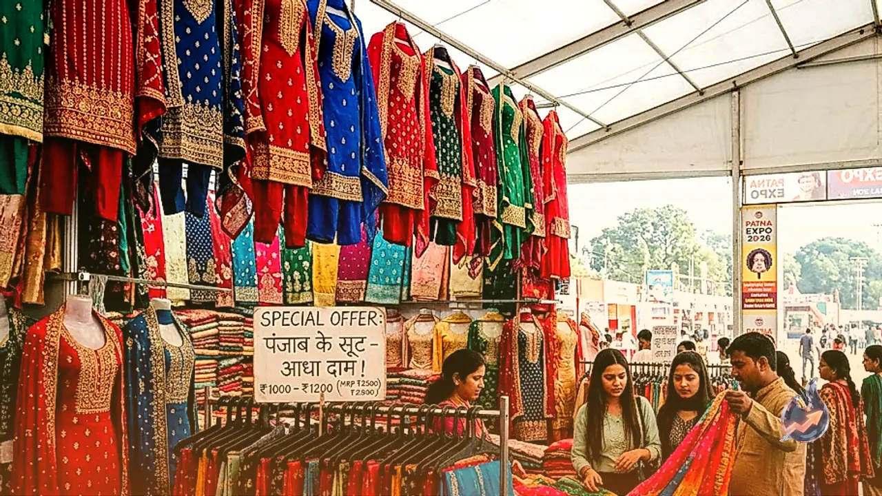 Patna Expo at Gandhi Maidan Offers Designer Suits and Party Wear at Half Price