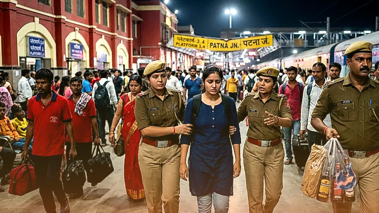 Female bootlegger held at Patna junction bringing liquor from UP, parallel case surfaces in Samastipur