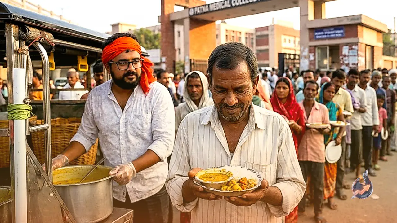 In Patna's PMCH, one man feeds hundreds of hungry families for free every single day