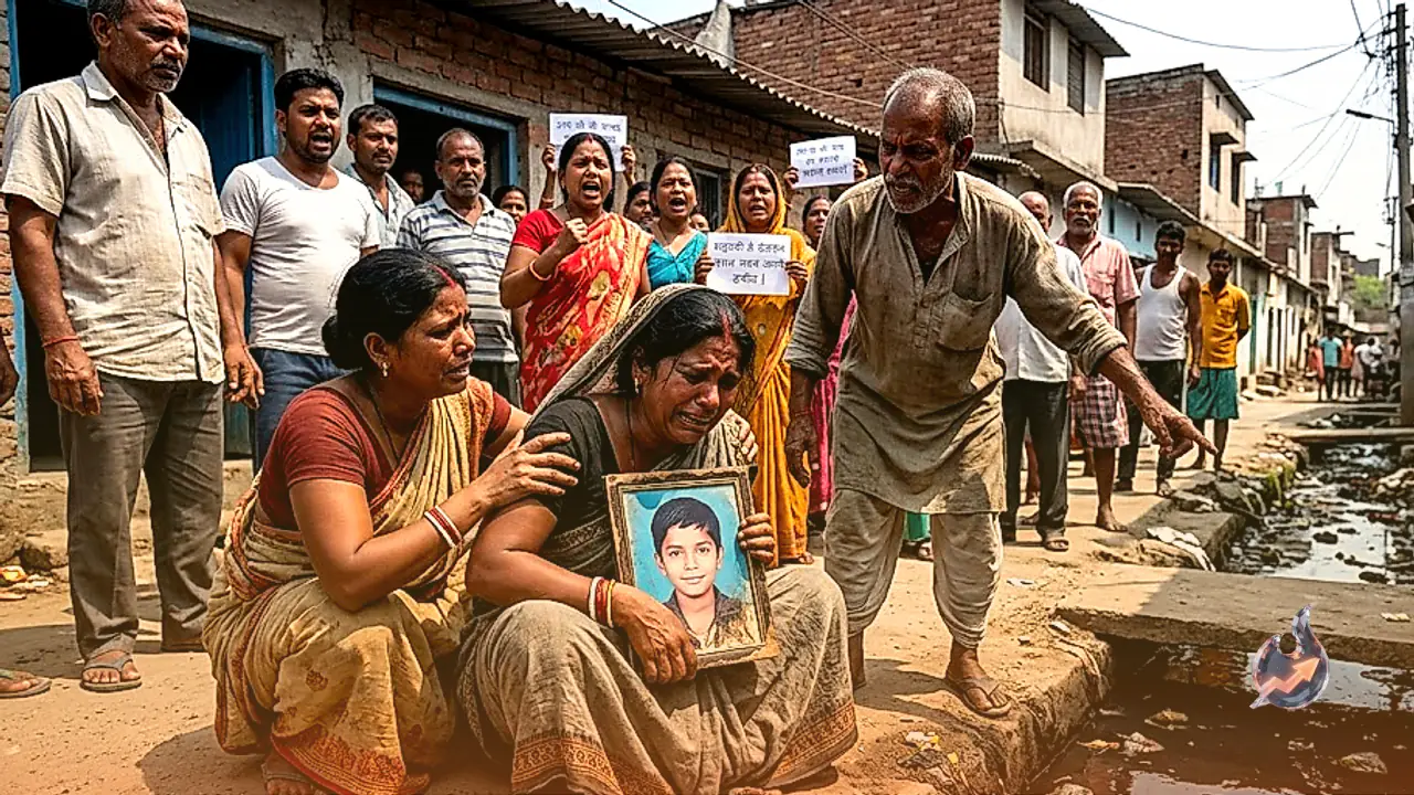 12-Year-Old Boy Drowns in Open Drain at Ranipur Adda in Patna, Igniting Public Anger Over Civic Negligence