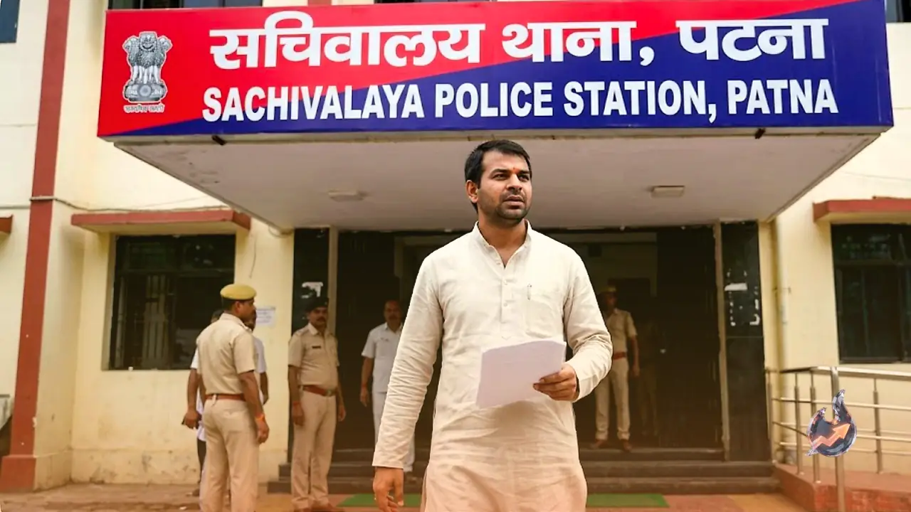 Tej Pratap Yadav visits Sachivalaya Thana, files case against Akash Yadav